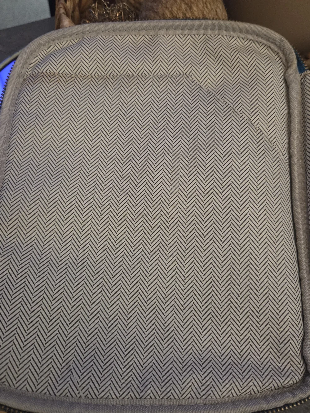 Steve Madden Blue Patent Travel Organizer & NIP Pier 1 Lavender Eye Mask